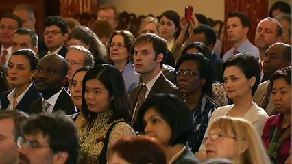 Secretary Clinton Hosts a Global Town Hall With Civil Society