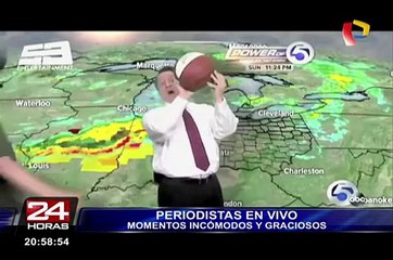 Periodistas en vivo: momentos incómodos y graciosos