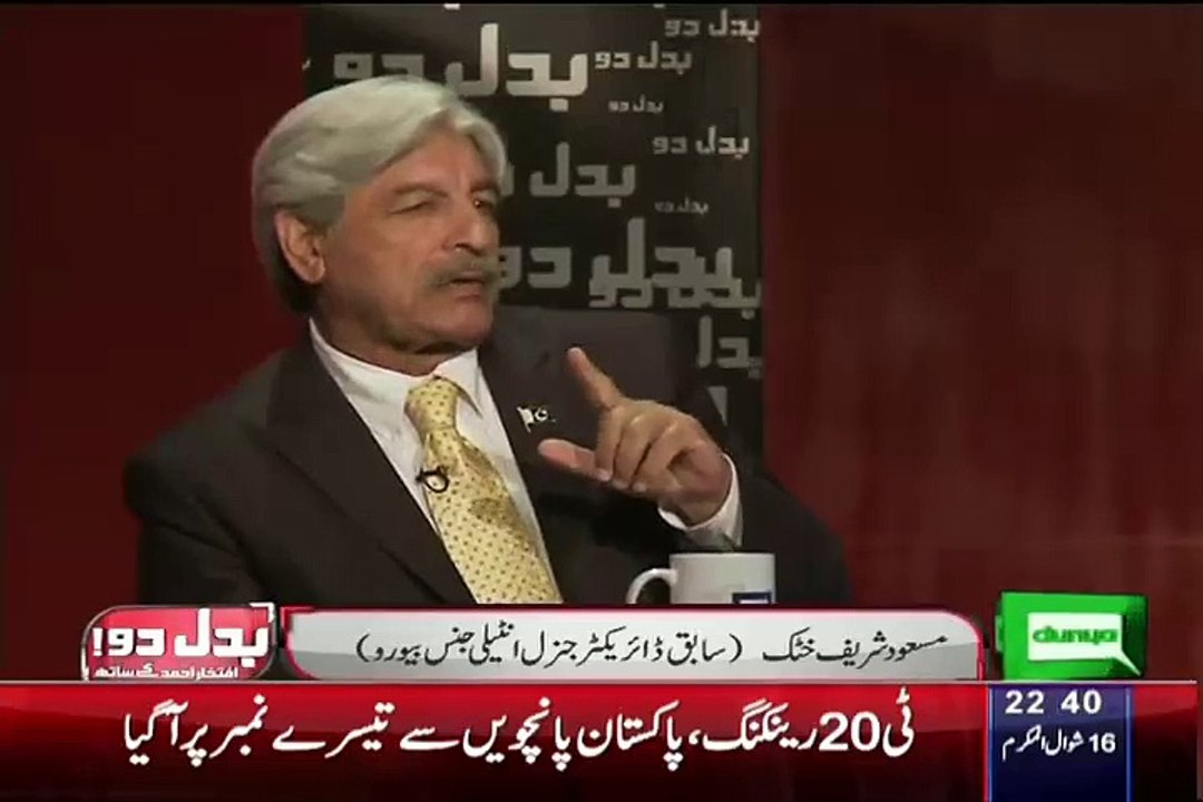 Masood Shareef Warns Indians On Pak Chaina Coridoor