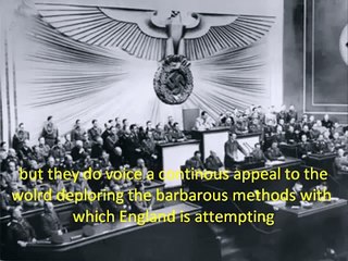 Hitler speaks on the plight of the Palestinians and of USA and British hypocrisy1939