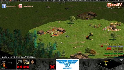 AOE Highlights, Vượt khó không tưởng cho GameTV khi quân tịt không chân chống