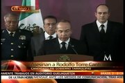 Felipe Calderon Mensaje Por Asesinato Rodolfo Torre Cantu MILENIO TV