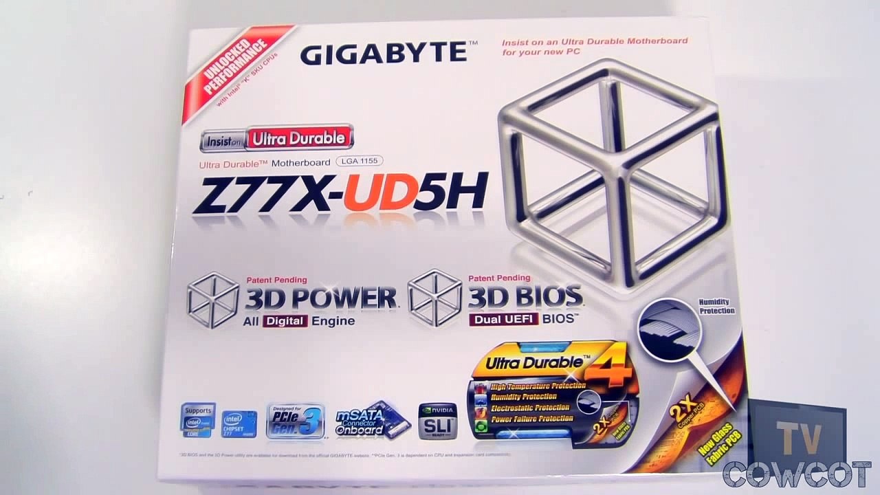 [Cowcot TV] Présentation carte mère Gigabyte GA-Z77X-UD5H