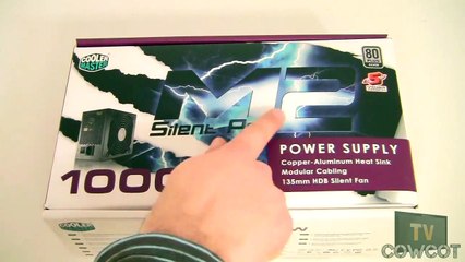 [Cowcot TV] Présentation Alimentation Cooler Master Silent Pro M2 1000w
