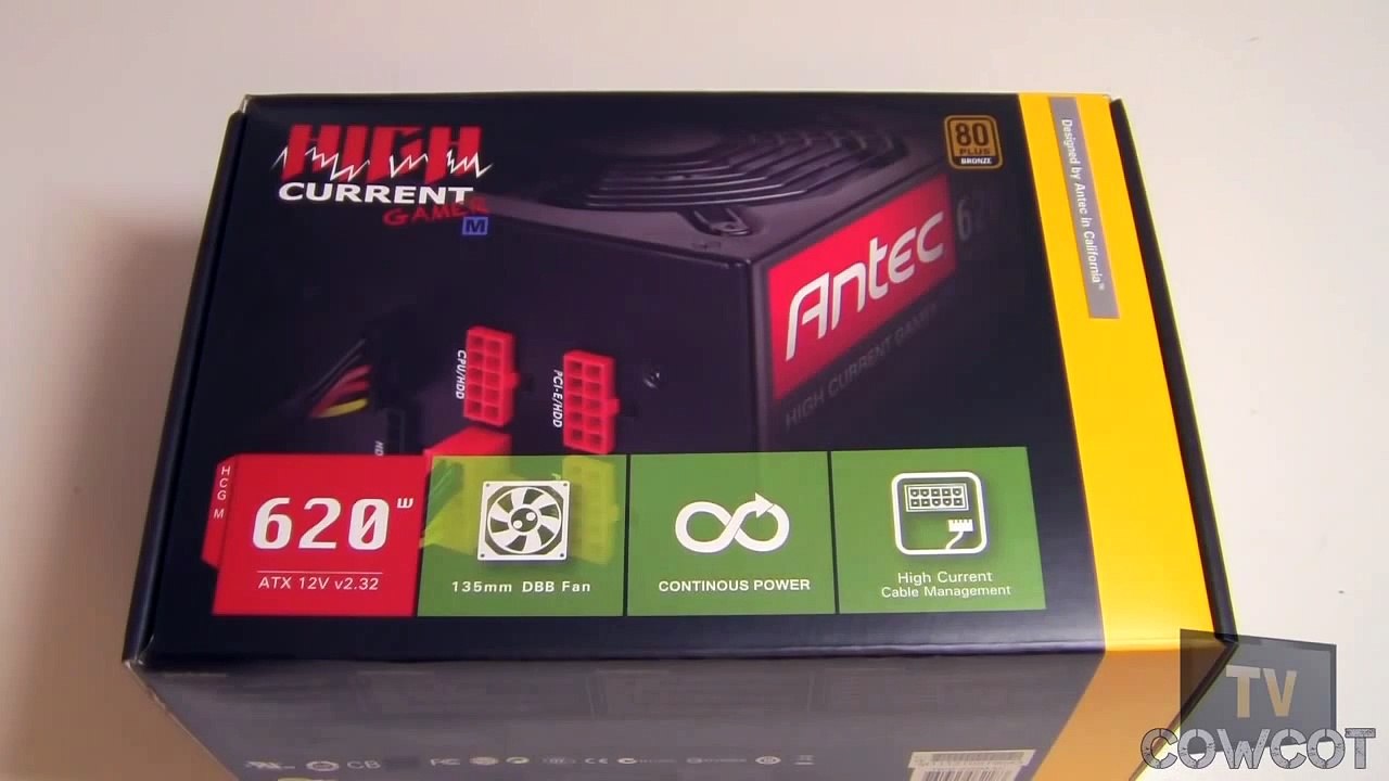 [Cowcot TV] Présentation alimentation Antec HCG M 620 watts