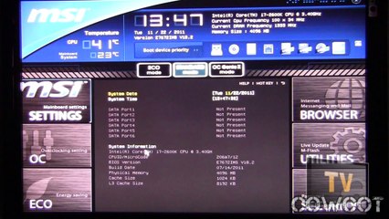 [Cowcot TV] BIOS UEFI MSI Click BIOS II