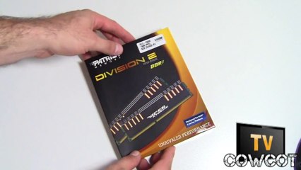 [Cowcot TV] Présentation DDR3 Patriot Viper Extreme Div2 1866 MHz