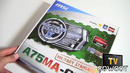 [Cowcot TV] Présentation CM MSI A75MA-GD55