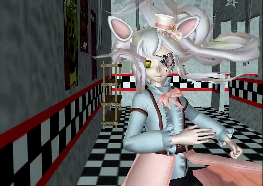 MMD x FNAF Foxy and Mangle Dance Scream
