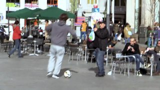 Cristiano Ronaldo disguise and surprises a kid on a Madrid's street 2015