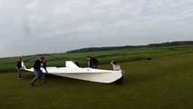 Another Spectacular HUGE RC plane. 32 square meter delta wing SLOW