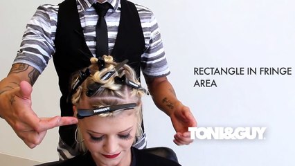 How to Color & Highlight Hair | TONI&GUY Hair Color Technique [Platinum blonde / Champagne blonde]