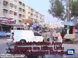 Pakistan Army Rangers are killing Urdu speaking innocent Mohajirs in Karachi