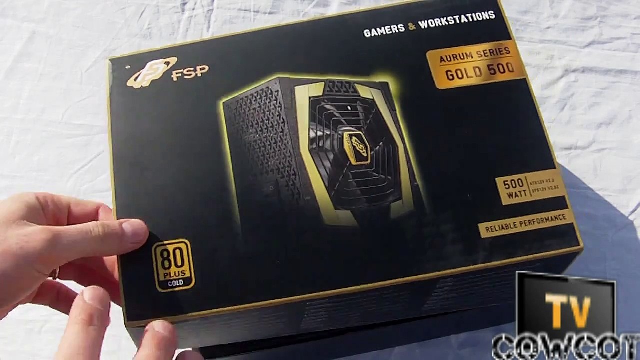 [Cowcot TV] Déballage alimentation FSP Aurum 500 watts