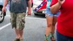 Confederate Flag Sympathizer Wears Hip Hop Shoes to Rally