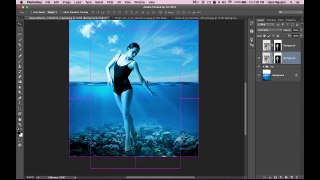 Thủ thuật photoshop tập 22 ghép người đứng dưới nước