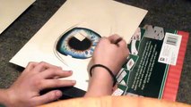 Drawing An Eye With Coloured Pencils