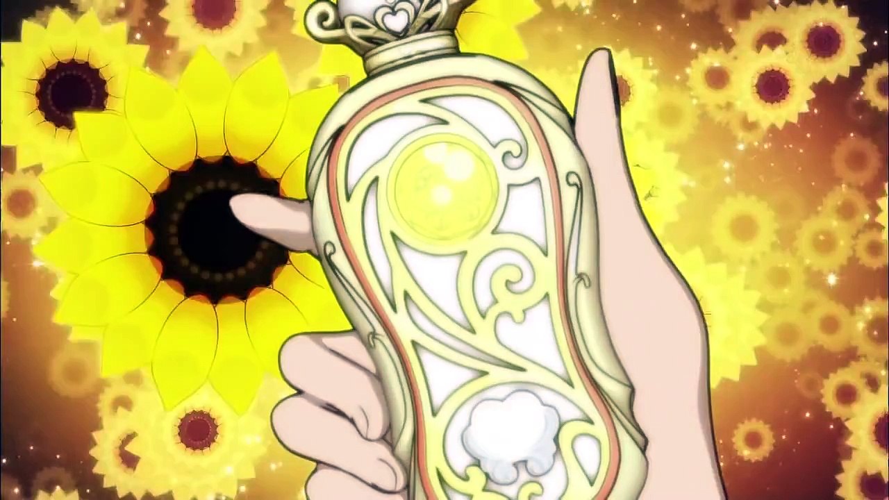 Heartcatch Precure!  Cure Sunshine transform