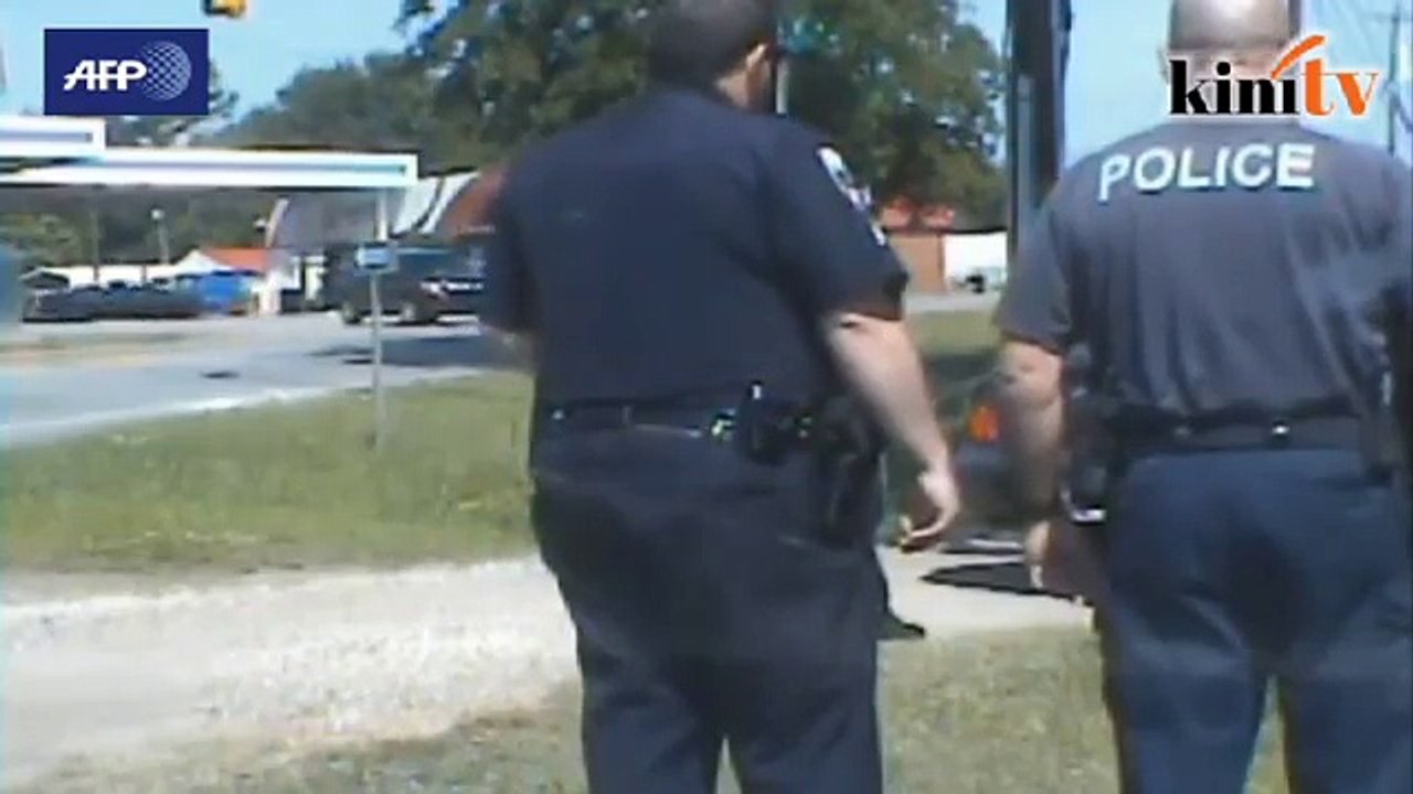 Polis dedah video tangkapan pembunuh Charleston