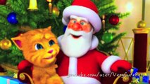 Funny Cat Ginger and Talking Santa