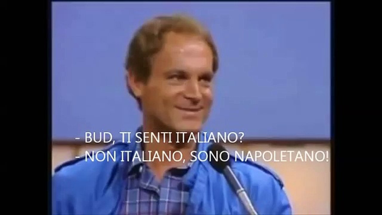 BUD SPENCER alla tv tedesca: "Non sono italiano, MA NAPOLETANO! "