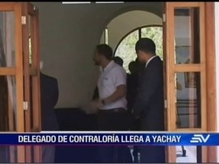 Contralor Pólit fue a Yachay a iniciar auditoria