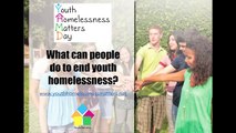 What can people do to end youth homelessness?