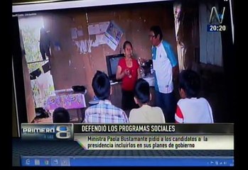 Paola Bustamante: 'Antes se entregaba polvo para mezclar con agua, ahora damos desayunos'