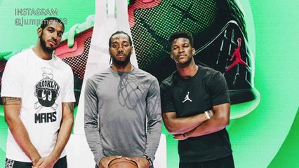 Michael Jordan Vs. Jimmy Butler In Shooting Contest at Basketball Camp