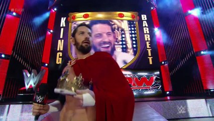Zack Ryder vs. King Barrett- Raw, Aug. 3, 2015 -