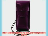 Tuscany Leather Exklusives Brillenetui aus Leder/Smartphone Etui aus Leder Purple