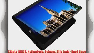 St?dte 10028 Kathedrale Schwarz Flip Leder Back Case Lederh?lle Schutzh?lle Tasche Cover mit