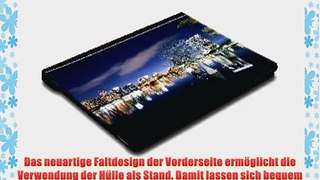 St?dte 10037 Stadt bei Nacht Schwarz iPad 4 3 2 Smart Back Case Leder Tasche Shutzh?lle H?lle