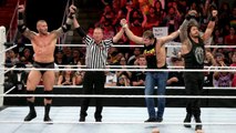 Roman Reigns Dean Ambrose Randy Orton vs Bray Wyatt Luke Harper Sheamus -Raw-Aug 3 2015