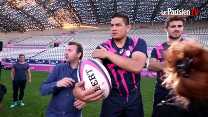 Stade Français, making of du tournage sur le nouveau maillot du club.