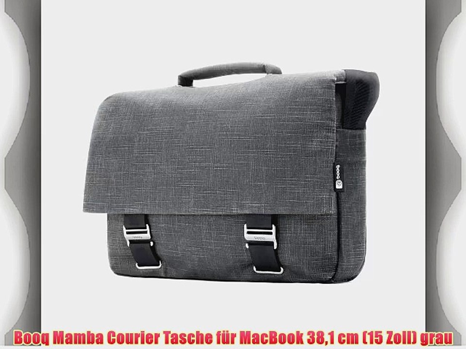 Booq Mamba Courier Tasche f?r MacBook 381 cm (15 Zoll) grau