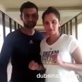 Dubmash of Shoaib Malik with Sania Mirza Cricket Funny