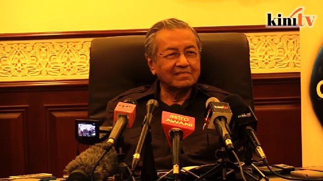 Dr M: Saya nak tanya saja, bukan debat