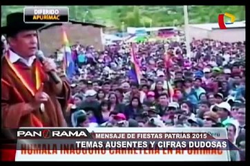 Mensaje de Fiestas Patrias 2015: temas ausentes y cifras dudosas