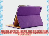 JAMMYLIZARD | Ledertasche Smart Case f?r iPad Air 2013 (5. Generation) VIOLETT