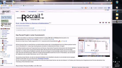 Einrichten der Zentrale in Rocrail und Bedienung der ersten Lok