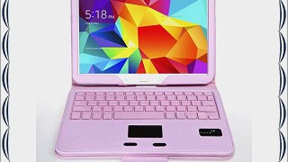 F.G.S SAMSUNG Galaxy Tab 4 (10.1) Bluetooth Tastatur H?lle mit Kamerafenster in Rosa