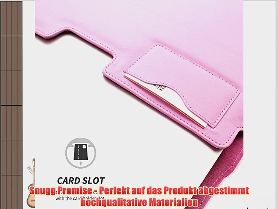Snugg Macbook Pro 15 Tasche (Rosa) - Leder H?lle mit lebenslanger Garantie f?r MacBook Pro