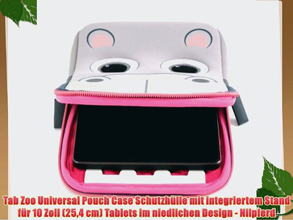 Tab Zoo Universal Pouch Case Schutzh?lle mit integriertem Stand f?r 10 Zoll (254 cm) Tablets