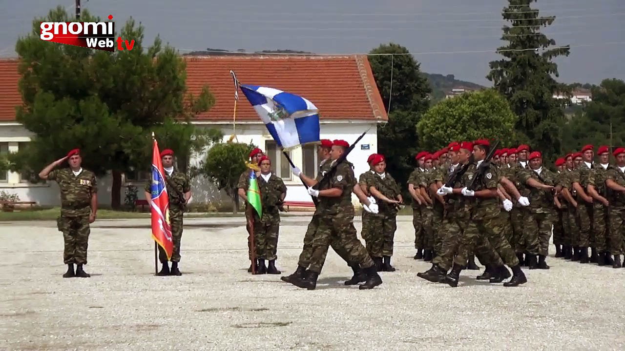 Παράδοση - παραλαβή διοίκησης του 601 Αερομεταφερόμενου Τάγματος Πεζικού Κιλκίς
