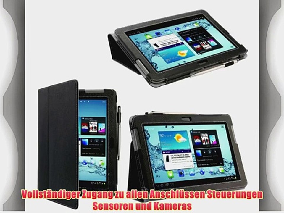 Supremery Samsung Galaxy Note 10.1 (N8000 / N8100 / N8010 / N8020 LTE) Kunstleder Tasche Case