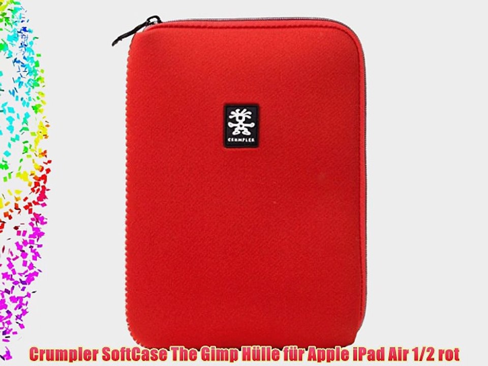 Crumpler SoftCase The Gimp H?lle f?r Apple iPad Air 1/2 rot