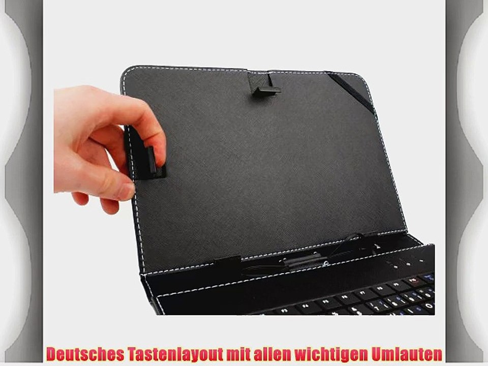 H?lle mit integrierter Micro USB Tastatur f?r Acer Iconia A511 und Iconia A510 Tablet PCs
