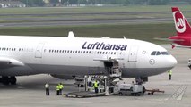 Lufthansa Airbus A340-642 at Berlin-Tegel. ● D-AIHS, 01.06.2013