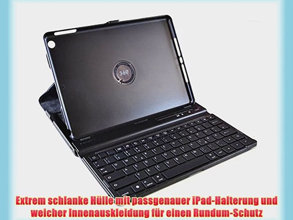 Targus Versavu iPad Air - drehbare Standh?lle mit Tastatur - Schwarz